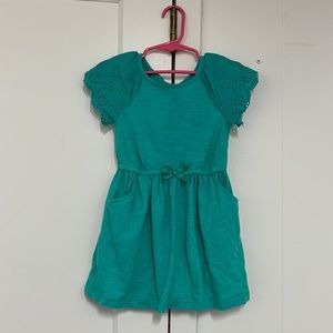 Target Cat & Jack Eye Let Dress with Pockets and ribbon